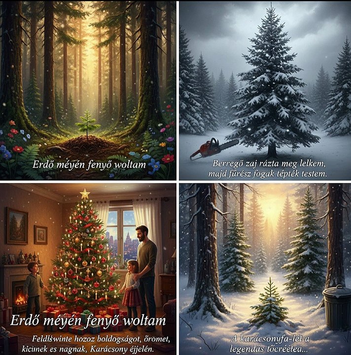 Erdő mélyén fenyő voltam