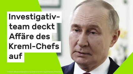 Wladimir Putin: Investigativteam deckt wilde Affäre des Kreml-Chefs auf