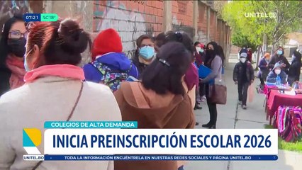 Está en curso la preinscripción escolar 2026 en colegios de alta demanda de La Paz y El Alto