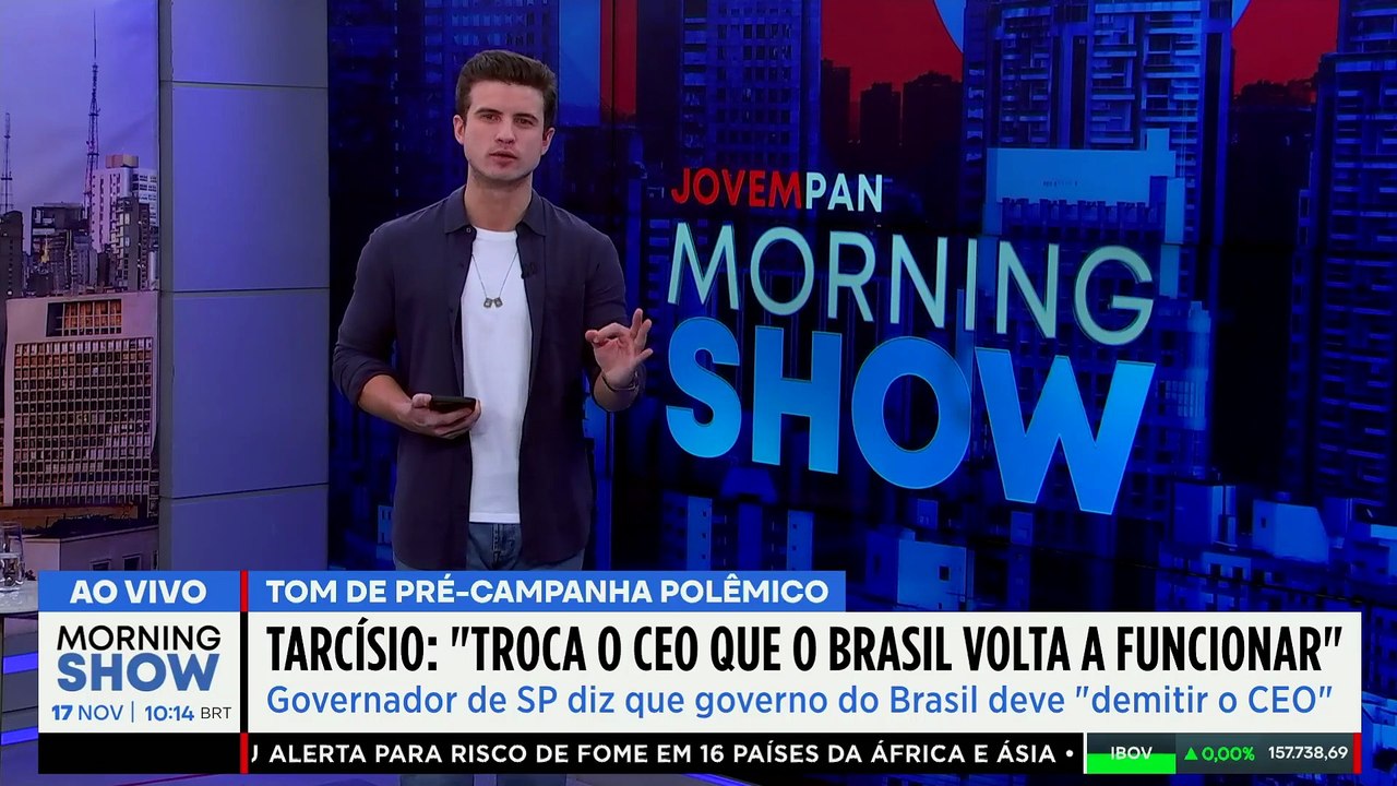 Tarcísio defende DEMISSÃO do CEO do Brasil e ce...