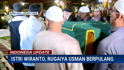 Pemakaman Istri Wiranto Rugaiya Usman Digelar di Karanganyar, Sejumlah Tokoh Hadir
