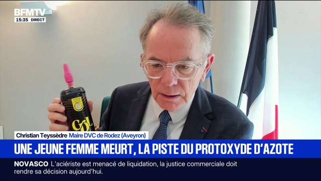 Consommation de protoxyde d'azote interdite à Rodez (Aveyron): J'ai pris cet arrêté pour protéger les jeunes , affirme Christian Teyssèdre, maire DVC de Rodez