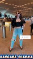 Bollywood Actress Kangana Sharma Beauty's at Airport 🥰