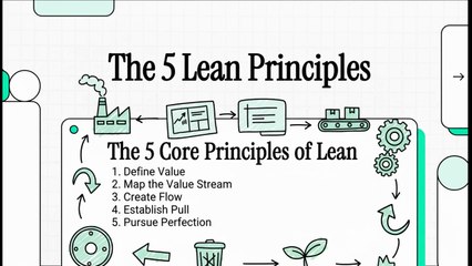 Lean Foundations & Philosophy - 5 The 5 Lean Principles (Value, Value Stream, Flow, Pull, Perfection) (EN)