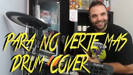 🥁La Mosca Tse Tse  Para No Verte Mas drum cover by ALEXANDRE PARDO