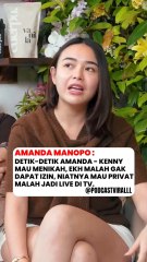 Amanda Manopo. Niatnya mau privat tapi malah jadi live di TV acaranya.Biar gak salah paham, langsung nonton full di youtube: CURHAT BANG Denny Sumargo#amandamanopo #kennyaustin #amandakenny #menikah