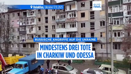 Angriffe auf Energieinfrastruktur: Drei Menschen in der Region Charkiw getötet