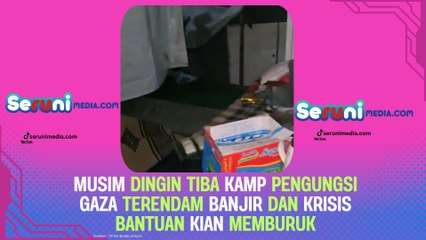 Musim Dingin Tiba Kamp Pengungsi Gaza Terendam Banjir dan Krisis Bantuan Kian Memburuk
