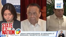 DBM Sec. Amenah Pangandaman, ES Bersamin at PLLO Usec. Bersamin, nagbitiw sa puwesto | SONA