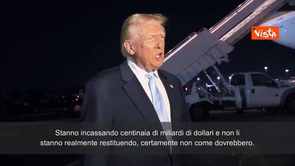 Trump: "Vogliamo restituire miliardi agli americani per sostenere loro spese sanitarie"