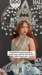 Chappell Roan Channels Cyndi Lauper at the Rock & Roll Hall of Fame