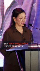 Risa Hontiveros: 'Confront corruption everywhere you see it'