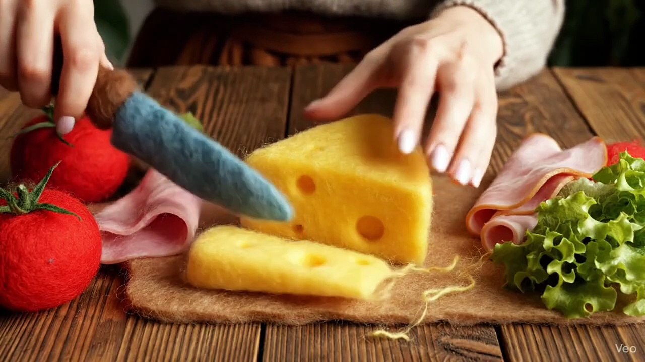 You Won’t Believe This Snack Is Made of Felt… 🍳🥓 | The Most Satisfying ASMR Ever