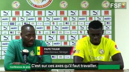 Sénégal - Thiaw : "On sait où on a failli"