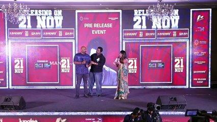 Actor Jeevan Fun Speech @ 12A Railway Colony Pre-Release Event