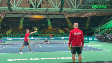Coupe Davis : les Belges entrent dans la dernière ligne droite