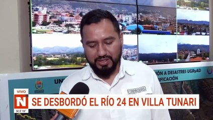 Deslizamientos y desborde del río 24 paralizan rutas y dejan severos daños en Villa Tunari