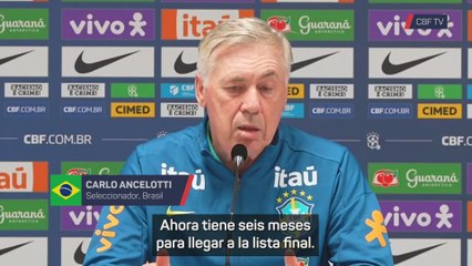 Ancelotti: "Neymar tiene seis meses para llegar a la lista final del Mundial"