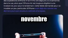 iPhone Air : C'est deja la fin