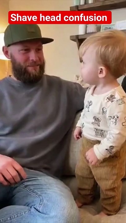 Baby Asked ‘Who Are You?’ After Dad Went Bald 😂👶