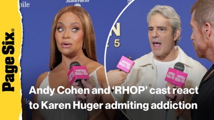 Andy Cohen and 'RHOP' cast talk Karen Huger opening up about alcohol addiction