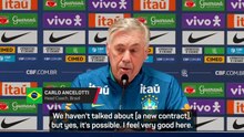 Ancelotti open to signing new deal with Brazil