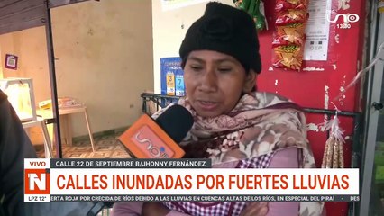 Lluvias deja barrios inundados y a la población sin servicio de transporte público