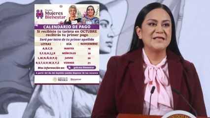 Pensión Mujer Bienestar: Así queda el calendario para el primer pago del mes de noviembre