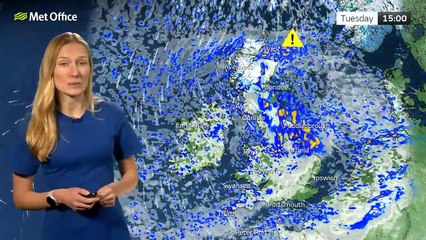 Met Office Tuesday Morning Weather Forecast 17/11/25