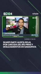 Searpi emite alerta roja por crecida del río Piraí y deslizamiento en Samaipata