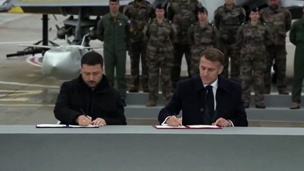 Ukraine : Volodymyr Zelensky a signé avec Emmanuel Macron une «déclaration d'intention» portant sur l'achat d'une centaine d'avions de combat Rafale