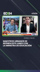Maestros Urbanos se reúnen este lunes con la ministra de Educación