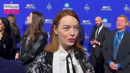 Emma Stone, Cillian Murphy & More Stars Light Up the Palm Springs Film Awards Red Carpet | THR News Video
