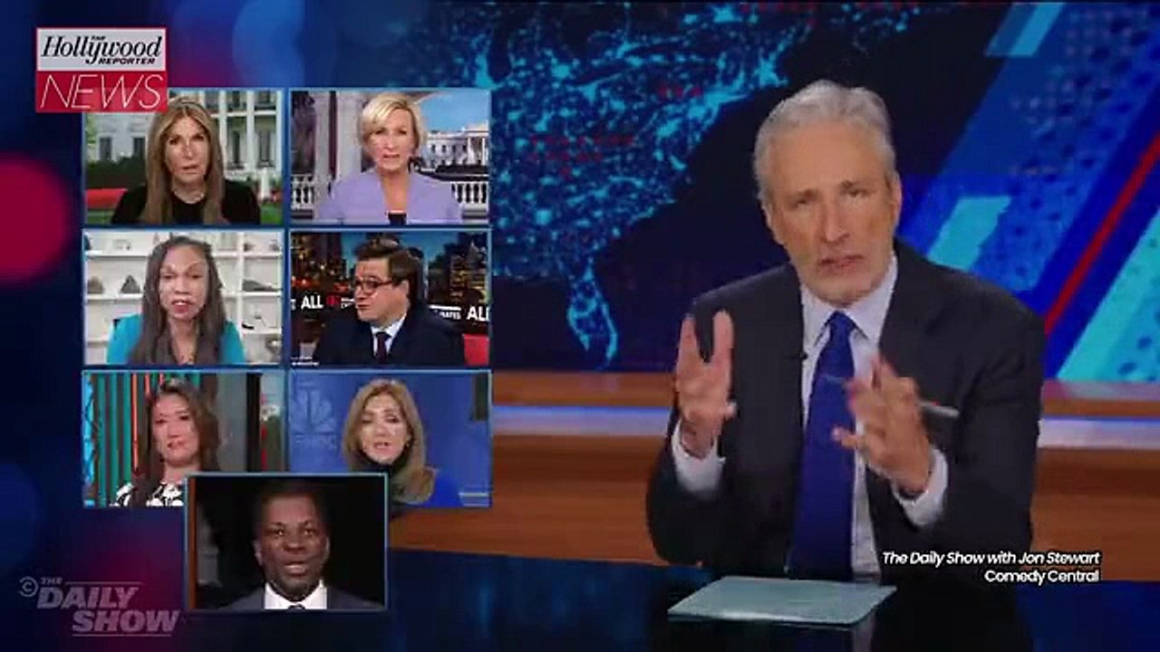 Jon Stewart Blasts Media Coverage of Trump Trial | THR News Video
