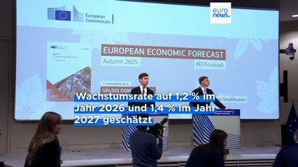 Herbstprognose der EU-Kommission: "Europa muss sich auf Europa verlassen"