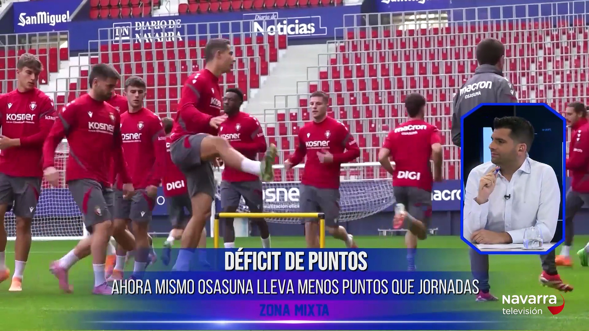 Zona Mixta 17/11/2025 Analizamos el primer tercio de temporada de Osasuna con David Jurío y Pablo López. Además nos visita el subcampeón del mundo de frontball, Santi Yaniz para hablar de esta nueva disciplina de la pelota vasca.