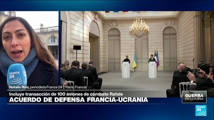 Informe desde París: Zelenski y Macron firman intensión de compra de aviones Rafale