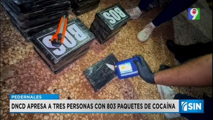 En pedernales DNCD incautan 803 paquetes de cocaína | Primera Emisión SIN