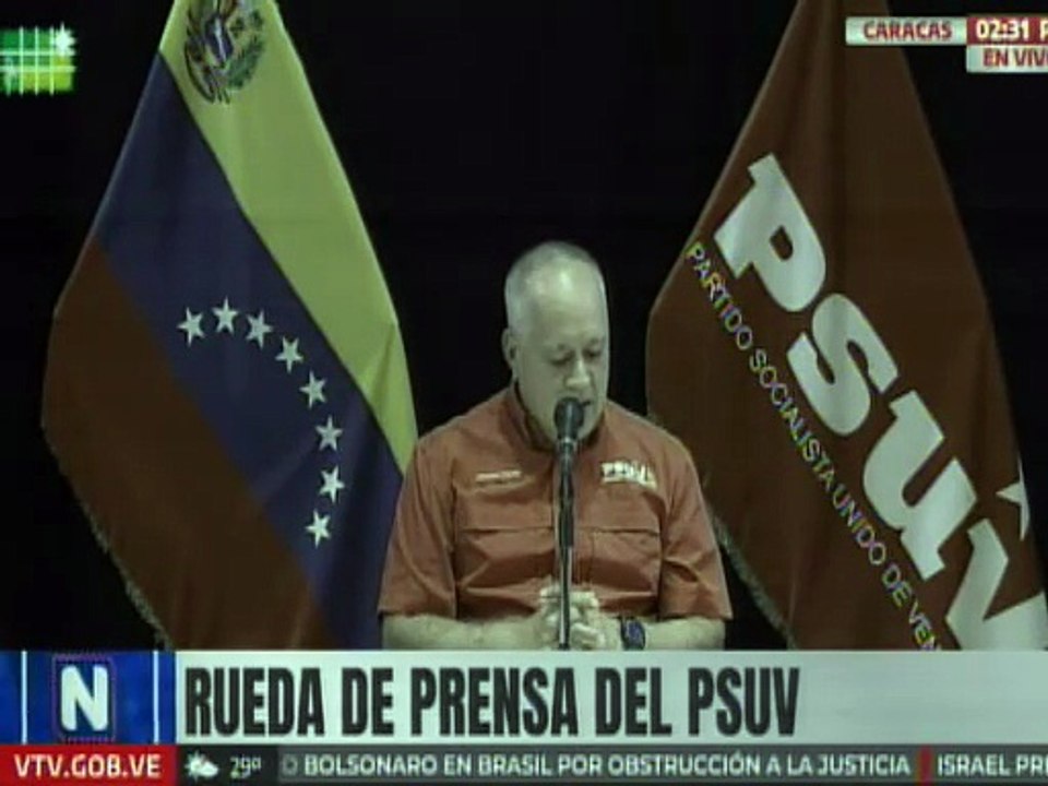 Sec. Gral. del PSUV Diosdado Cabello detalló las tareas a realizar para consolidar la paz del país
