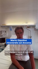 Mario Cipollini ricoverato ad Ancona: il video