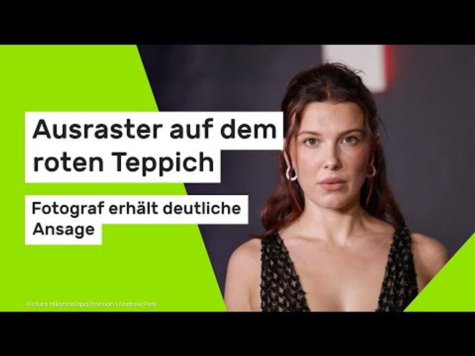 Ausraster auf dem roten Teppich – Fotograf erhält deutliche Ansage