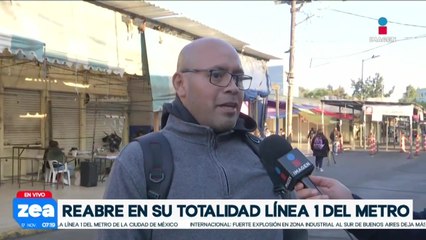 La Línea 1 del Metro de CDMX reabre en su totalidad, ¿qué opinan los usuarios?