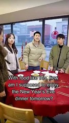 Overseeing the Cooking of the New Year's Eve Dinner