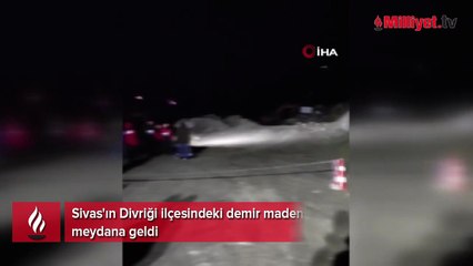 Sivas'ta demir madeni ocağında göçük! Şantiye müdürü toprak altında kaldı