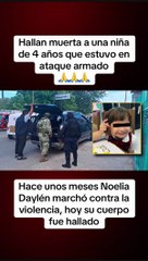 ¡Desgarrador! Le quitan la vida a niña de cuatro años, que marchó contra la violencia (VIDEO)