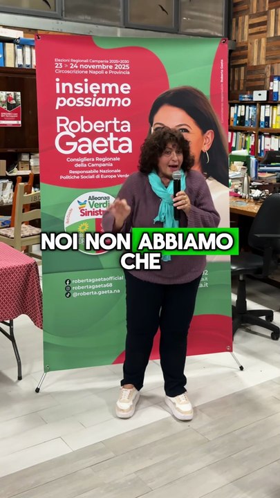 Roberta Gaeta - Siete in tanti nel sostenere la mia candidatura (17.11.25)