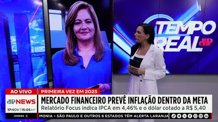 Mercado financeiro prevê inflação dentro da meta pela primeira vez em 2025