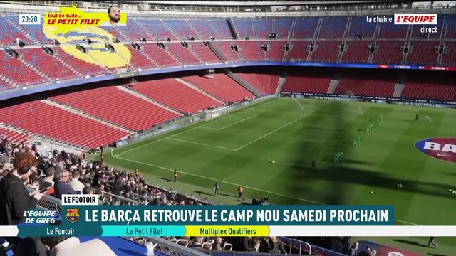 Le Barça autorisé à rejouer au Camp Nou dès ce week-end en Liga contre l'Athletic Club - Foot - Liga - Barça