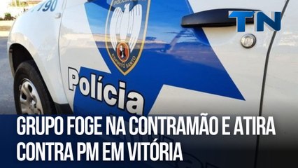 Grupo foge na contramão e atira contra PM em Vitória