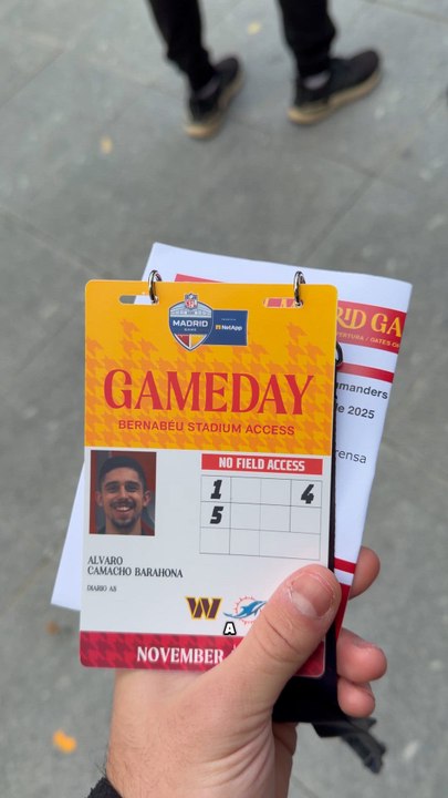 Así se vivió cubrir un día histórico para Madrid y la NFL como periodista